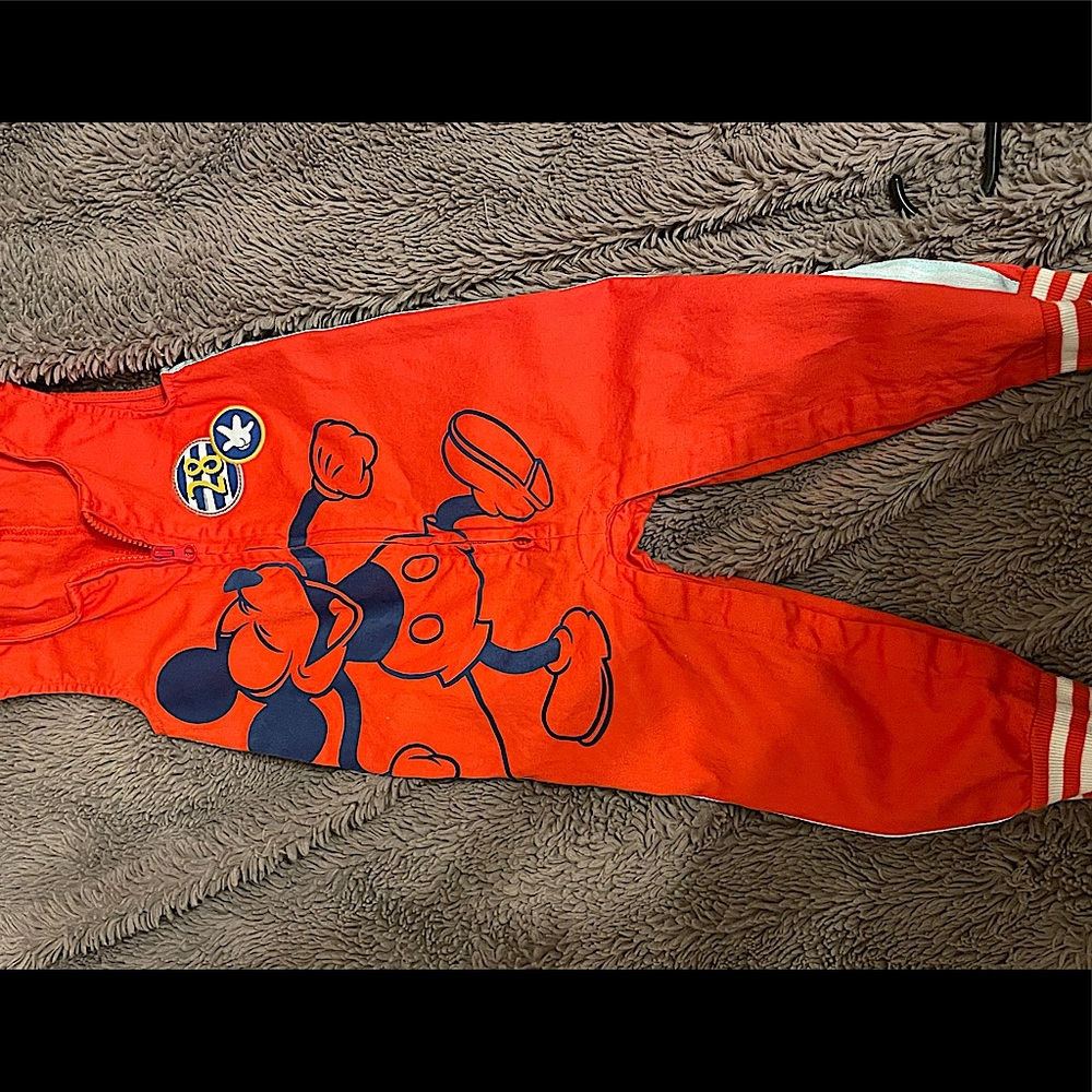 Mickey Mouse overall zip up